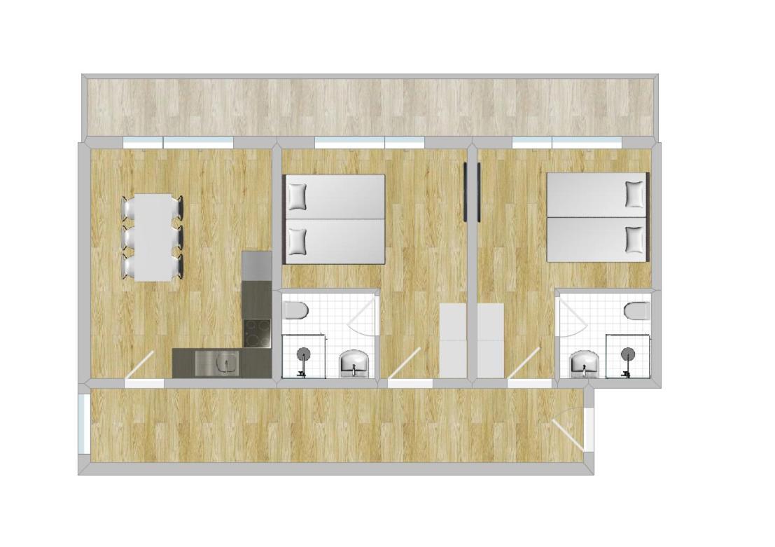 Alpenzeit Zillertal Apartments 젤암질러 객실 사진